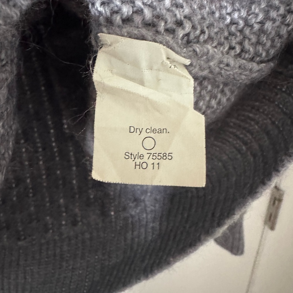 J. Crew Heather Gray Cable Knit Sweater - Picture 4 of 4
